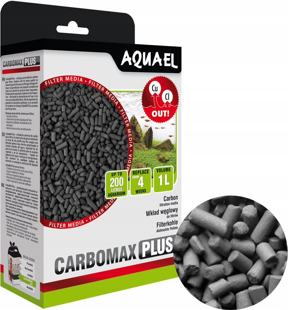 

Aquael Carbomax Plus Wkład Węglowy Węgiel Aktywny