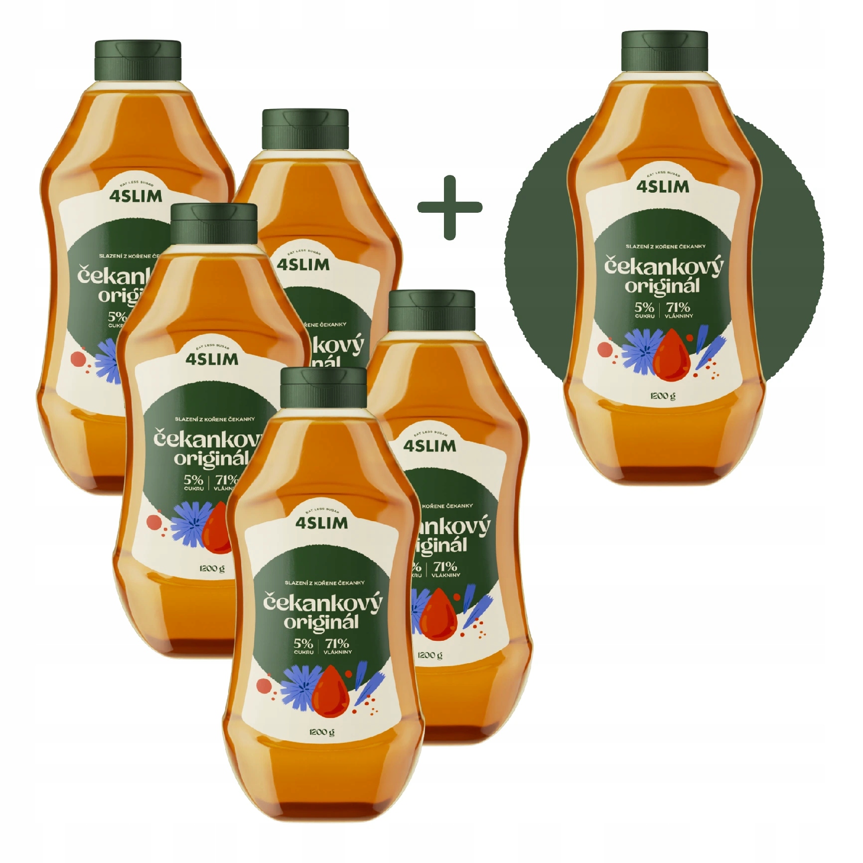 Výhodná sada: 5+1 Zdarma 4Slim Čekankový originál (1,2 kg)