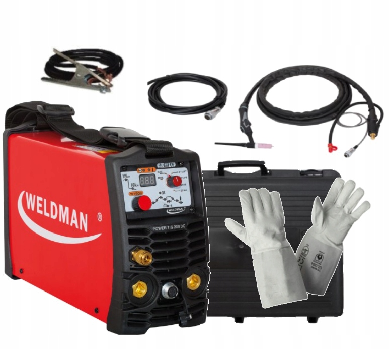 Spawarka POWER TIG 200 DC HF/LIFT PULS WELDMAN