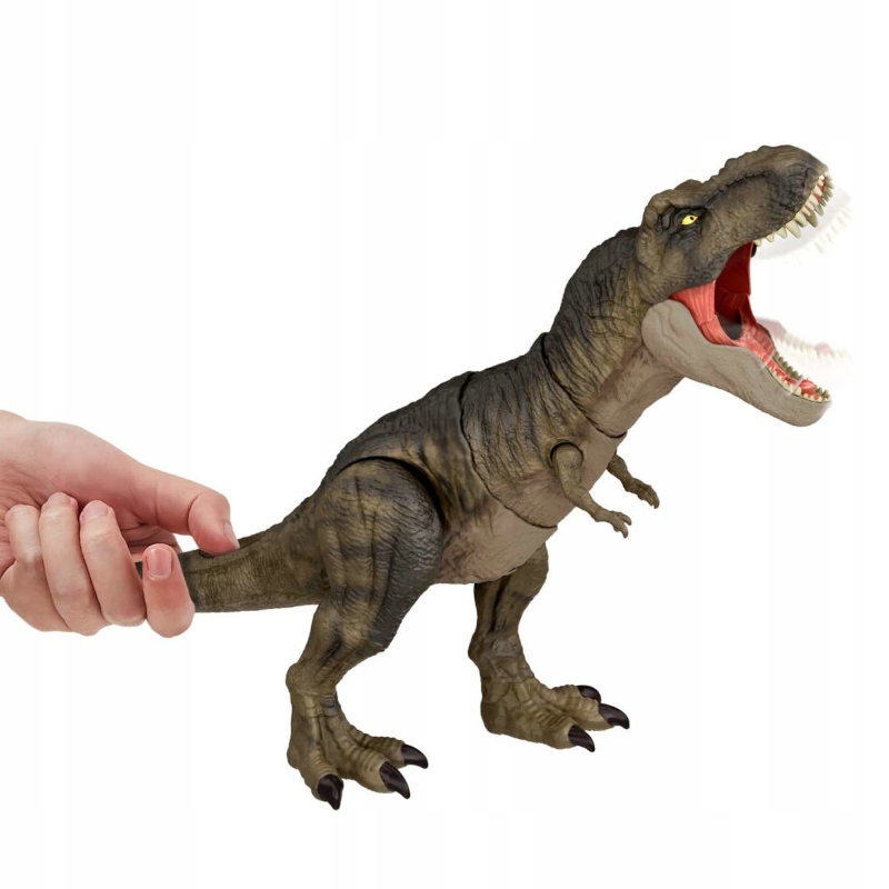 JURASSIC WORLD NISZCZ I POŻERAJ TYRANOSAURUS REX TYRANOZAUR T-REX DINOZAUR Typ figurka