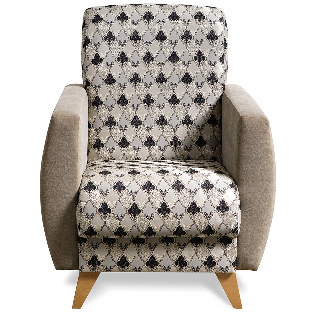 Fotel Karo Patchwork Ręcznie Szyty