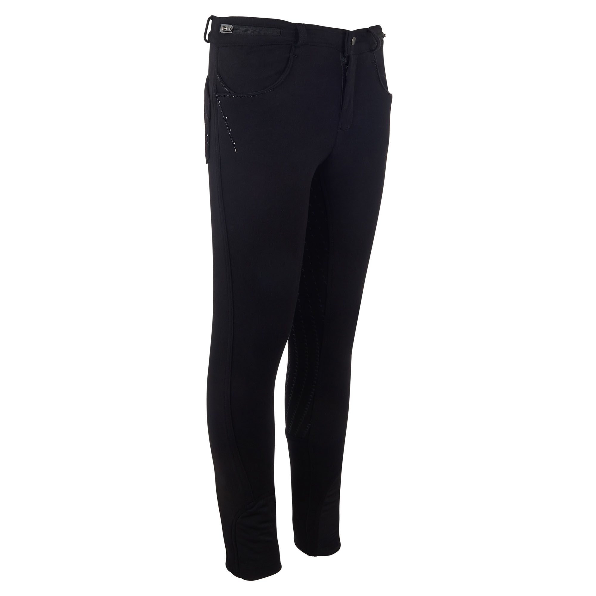 Euro-Star Easy Rider bryczesy młodzieżowe Sandy full grip Black 164cm