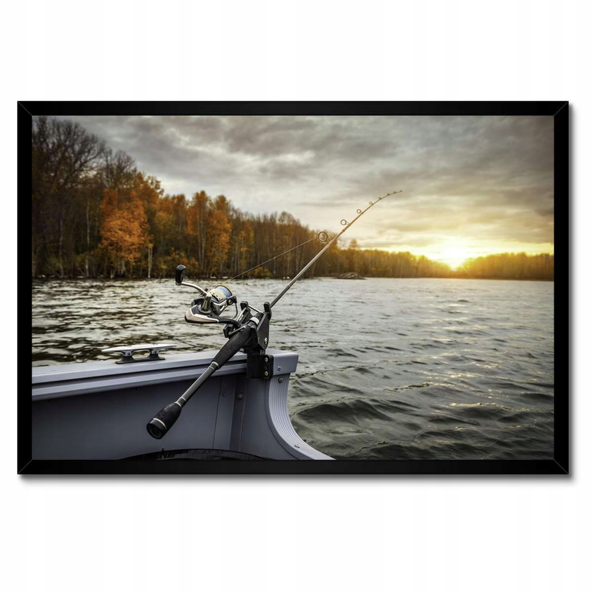 Plakáty v rámu 60x40 Rybaření z lodi Ryby