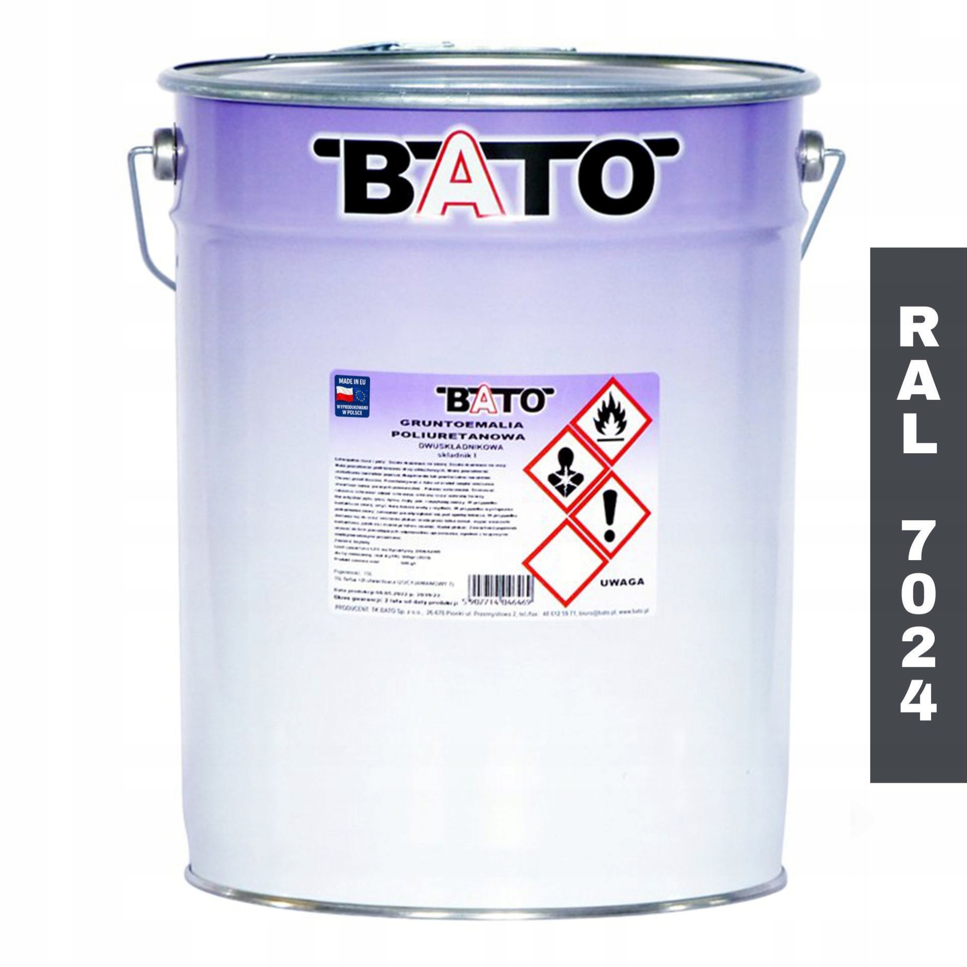 Základní Nátěr Polyuretanová Dvousložková Grafit Ral 7024 11,5L Bato