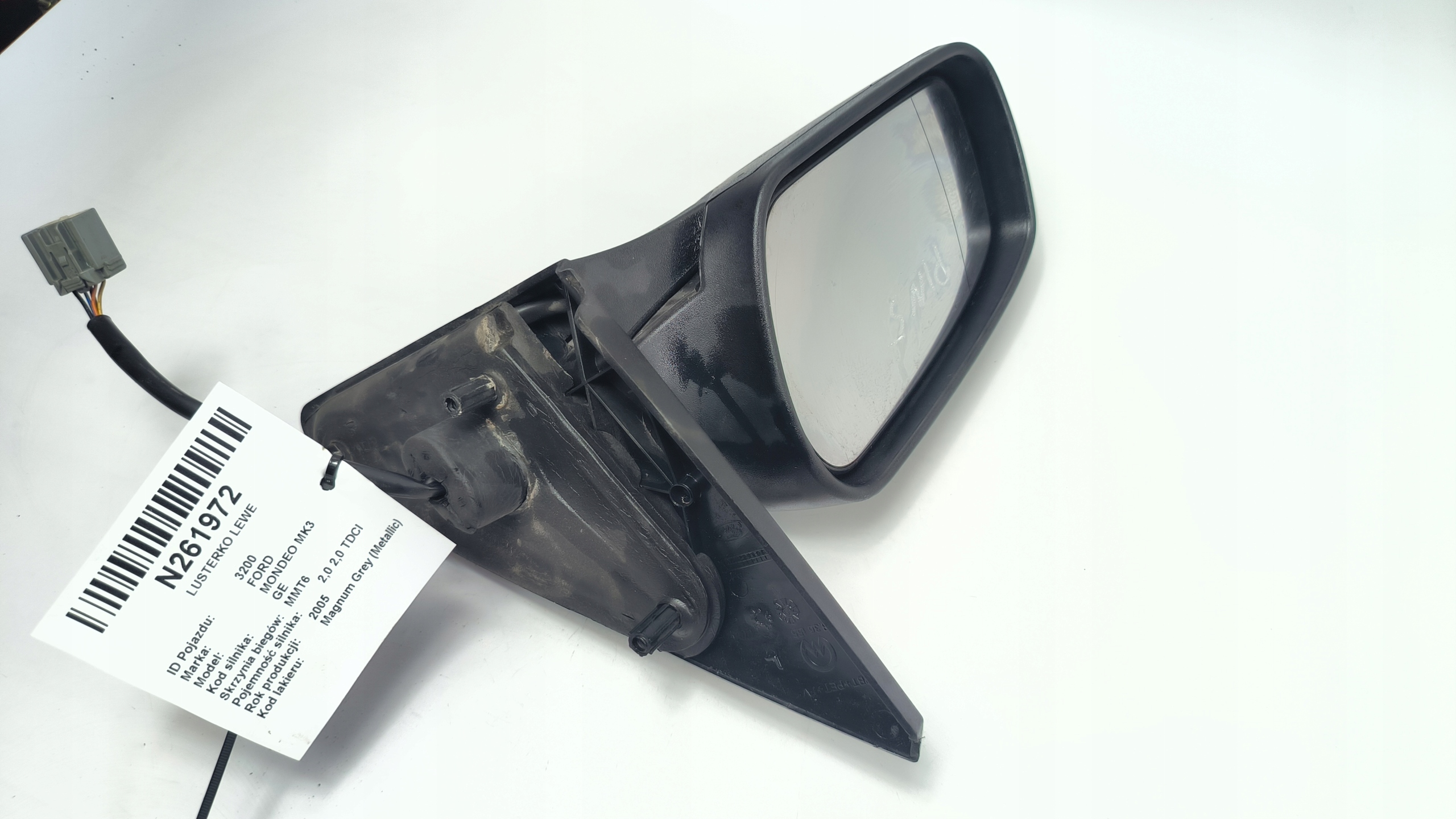 mirror left MAGNUM GREY FORD MONDEO MK3 5 PIN