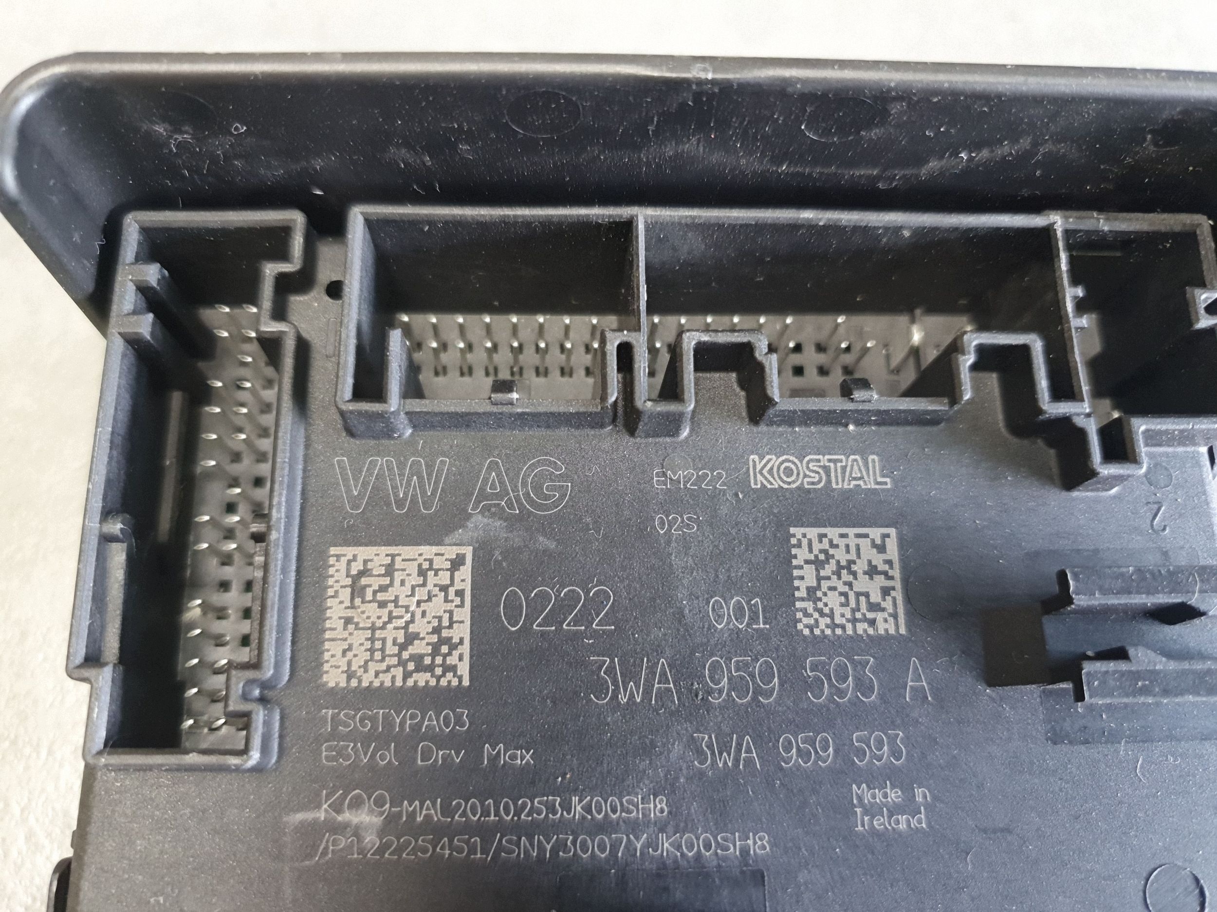 Audi A3 8Y module door left front 3WA959593A