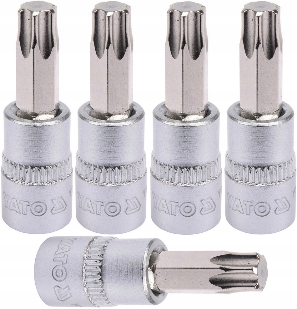 

5 Sztuk Klucz Trzpieniowy Torx 1/4'' T45 L37mm