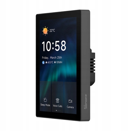 Ovládací panel WiFi/Bluetooth/ZigBee Matter NSPanel Pro 120 (čierny)