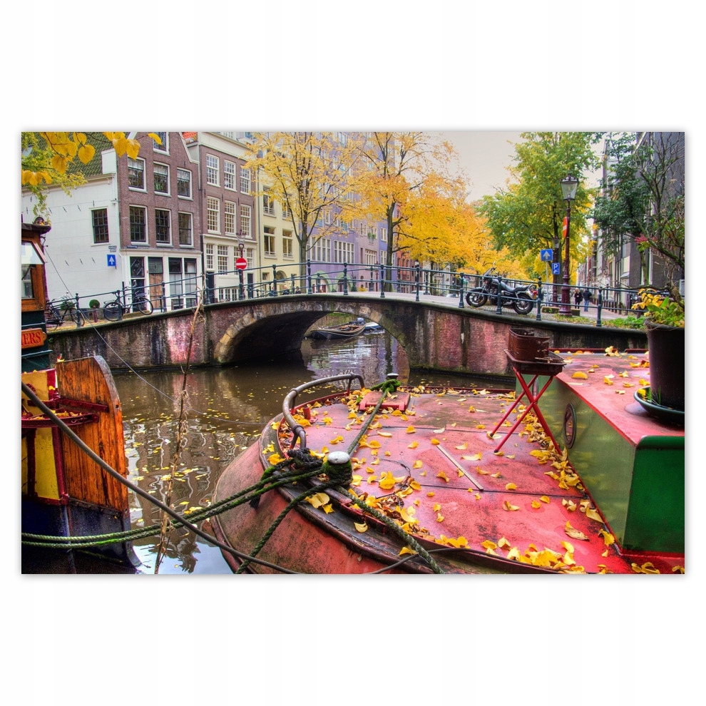 

Plakaty 93x62 Różowy mostek Amsterdam
