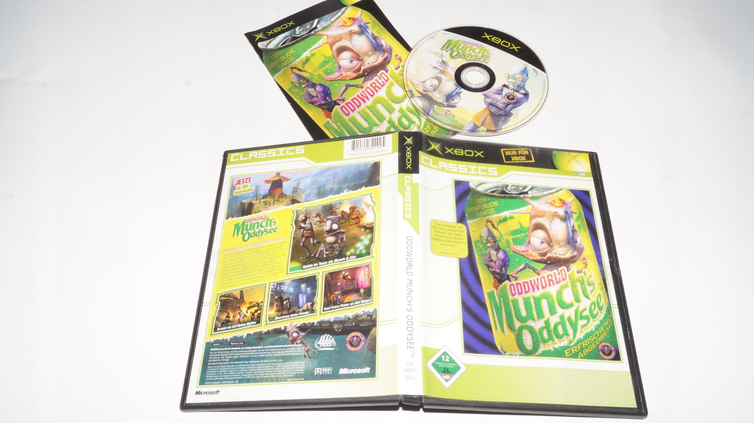 Gra ODDWORLD MUNCH'S ODDYSEE Microsoft Xbox Tematyka przygodowe