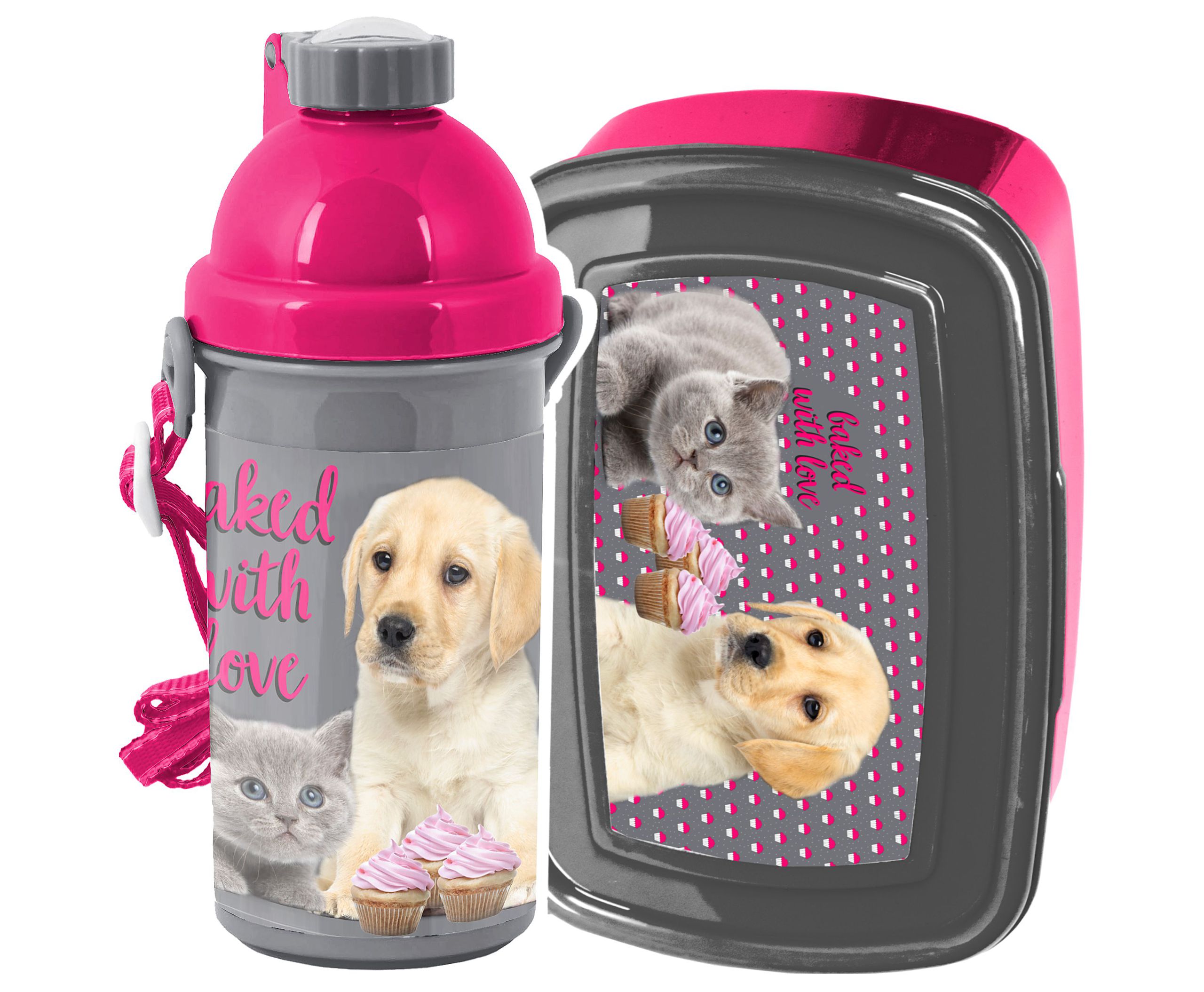 BIDON BUTELKA NA WODĘ NAPOJE 0,5 litra BPA FREE + ŚNIADANIÓWKA GRATIS Kod producenta PP20KIP-3021