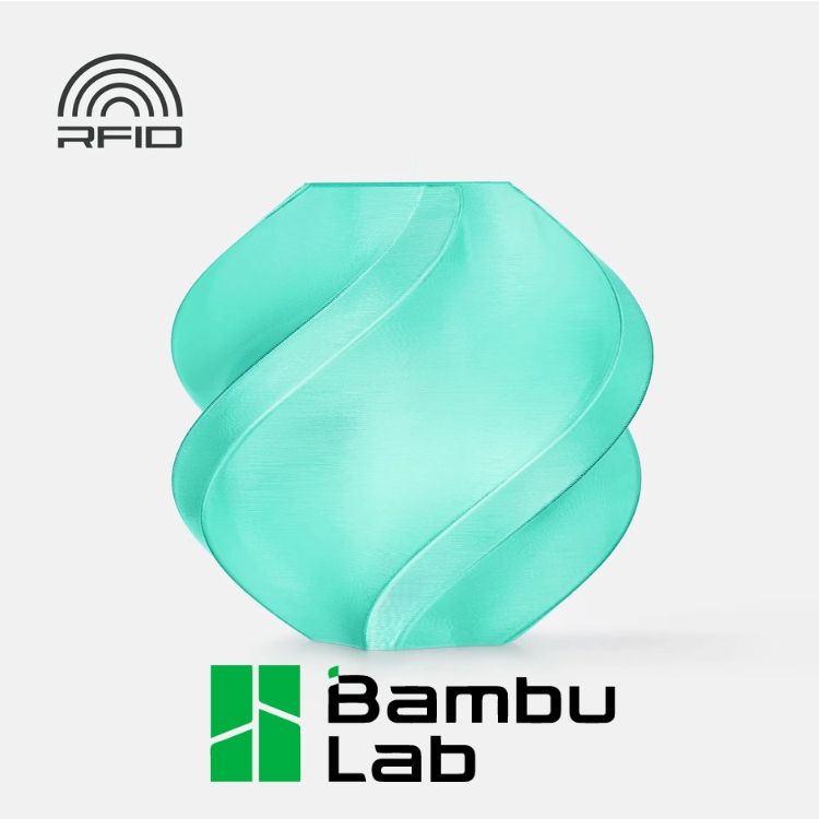 Filament Bambu Lab Refill PETG Translucent 1,75mm 1kg - Translucent Teal
