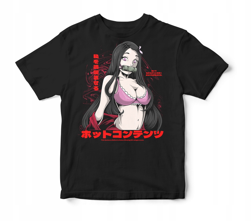 

Koszulka Demon Slayer Nezuko Bez Cenzury Bk XL