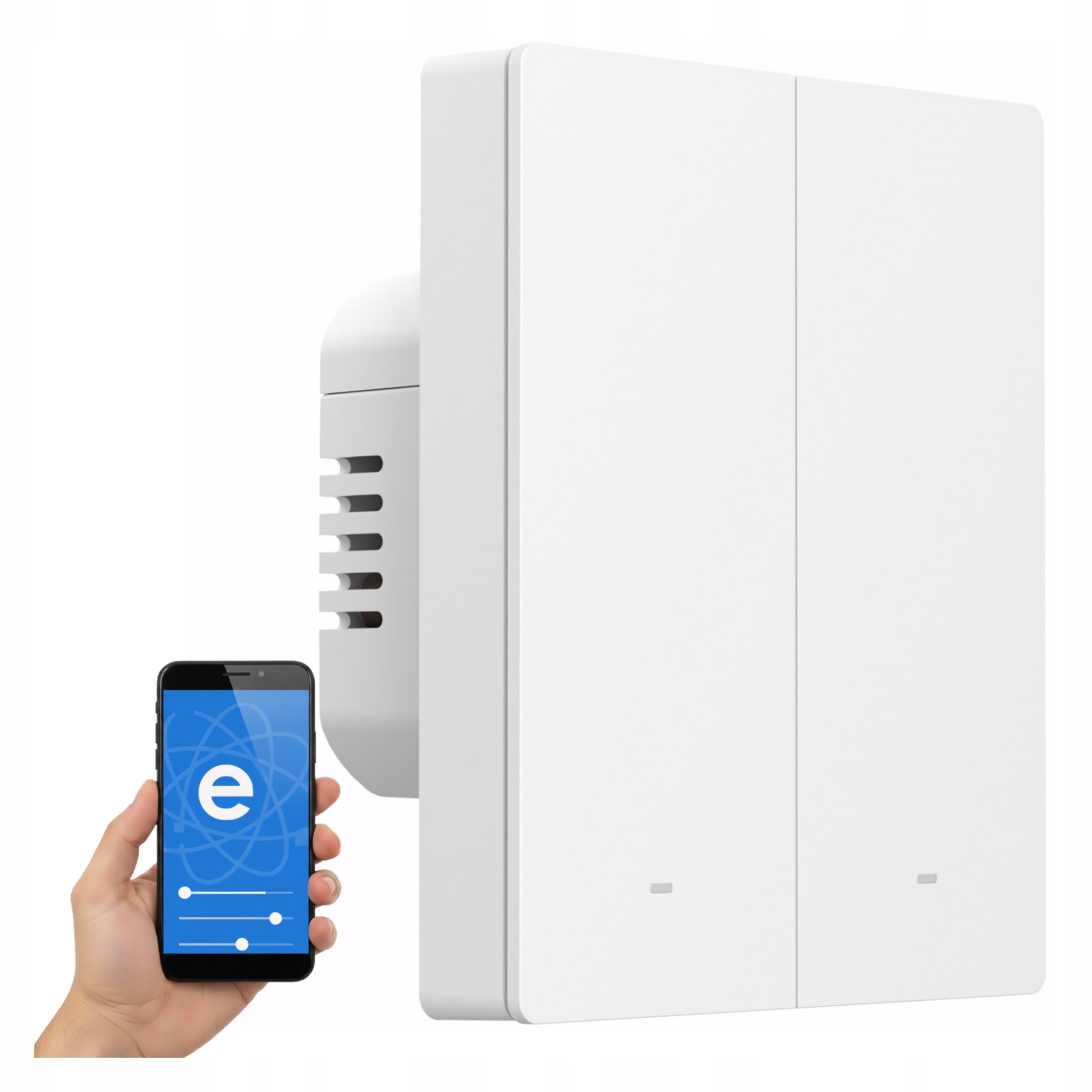 Sonoff M5-2C-80W Inteligentny Przełącznik Ścienny Matter WiFi 2-kanałowy