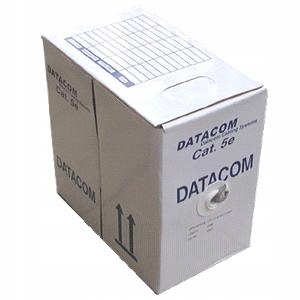 Datacom Utp flex, Cat5e Lsoh, sivý, 305m, lanko 1151