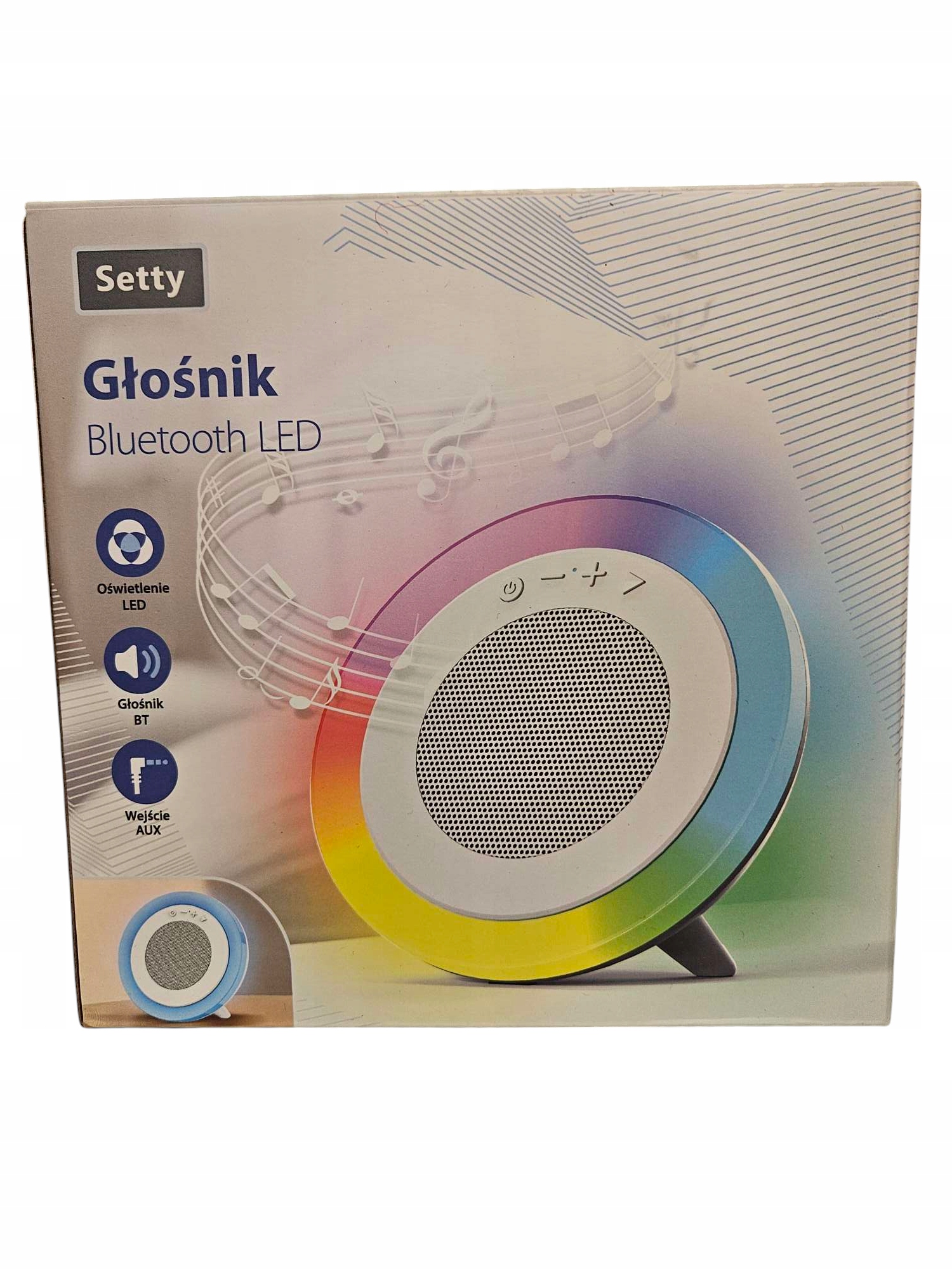 Setty Głośnik Bluetooth Led