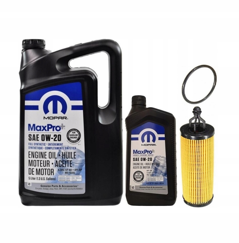 Mopar 0W20 6L Filtr Grand Cherokee 3,6 2016-2022