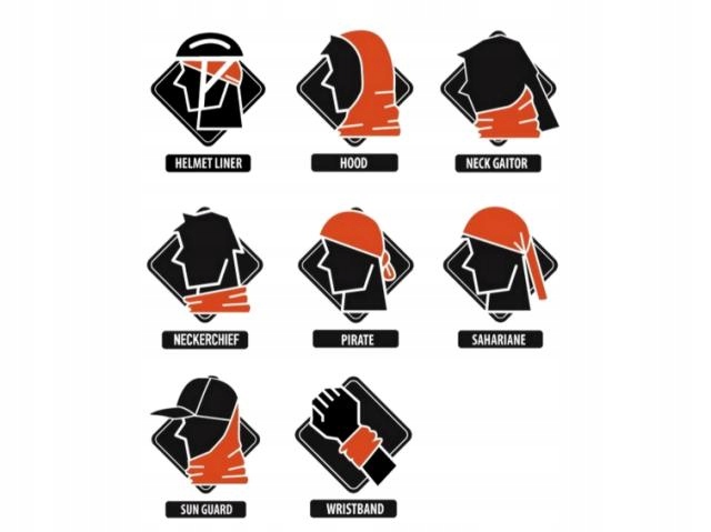 TUBA KOMIN WIELOFUNKCYJNY CHUSTA SPORTOWA 191-88 Kod producenta 191-88