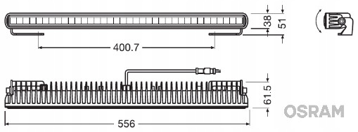 LAMPA LEDRIVING LIGHTBAR SX500 SP Osram Part manufacturer Osram