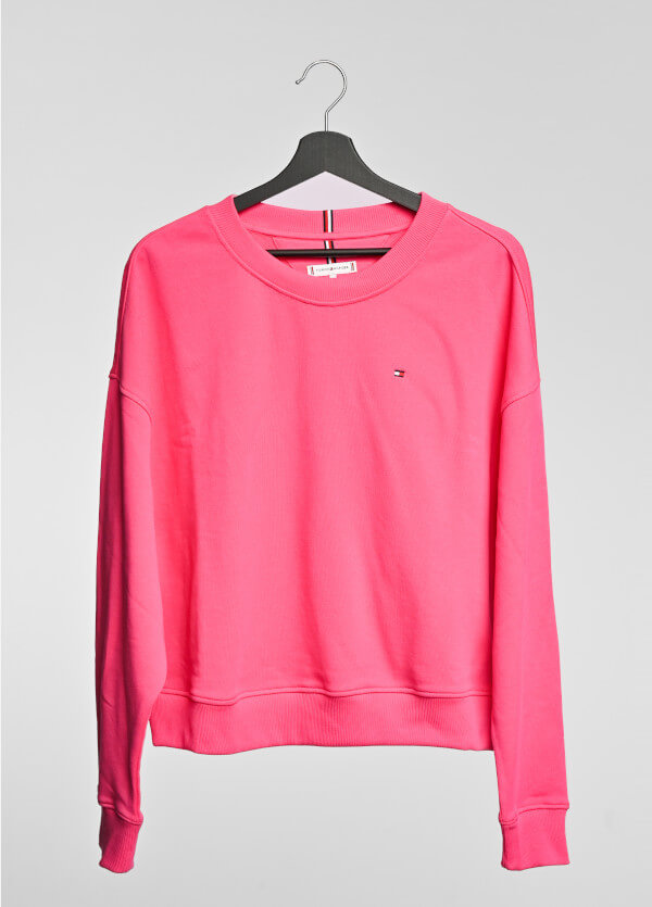 Tommy Hilfiger bavlněná mikina růžová, velikost XL