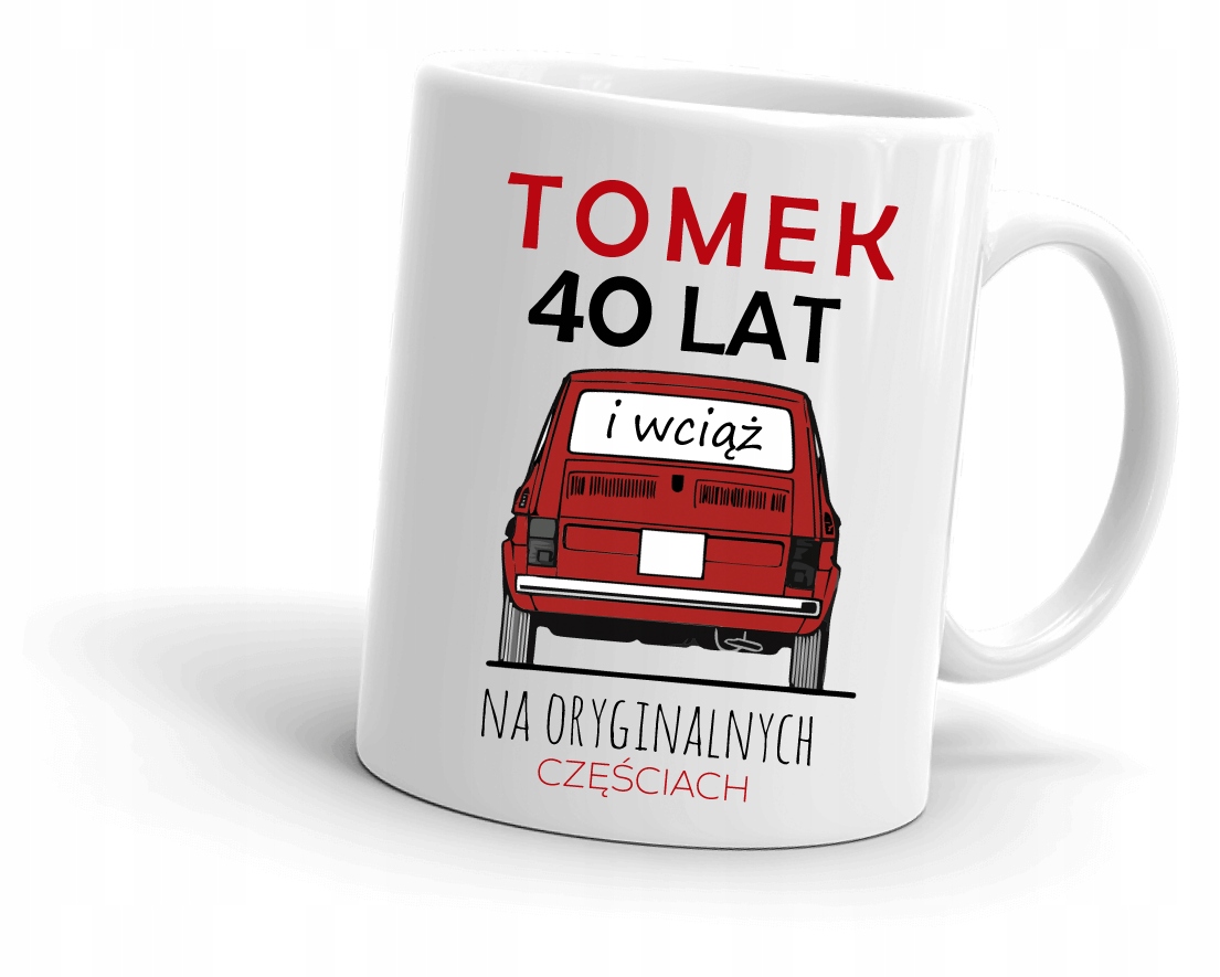 

Kubek na 40-te Urodziny 40 Lat Fiat 126p