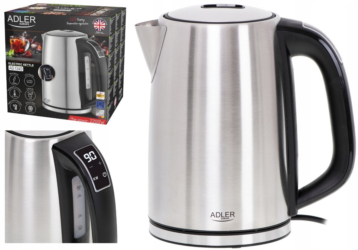 Elektrická Konvice S Regulací Teploty 2200 W