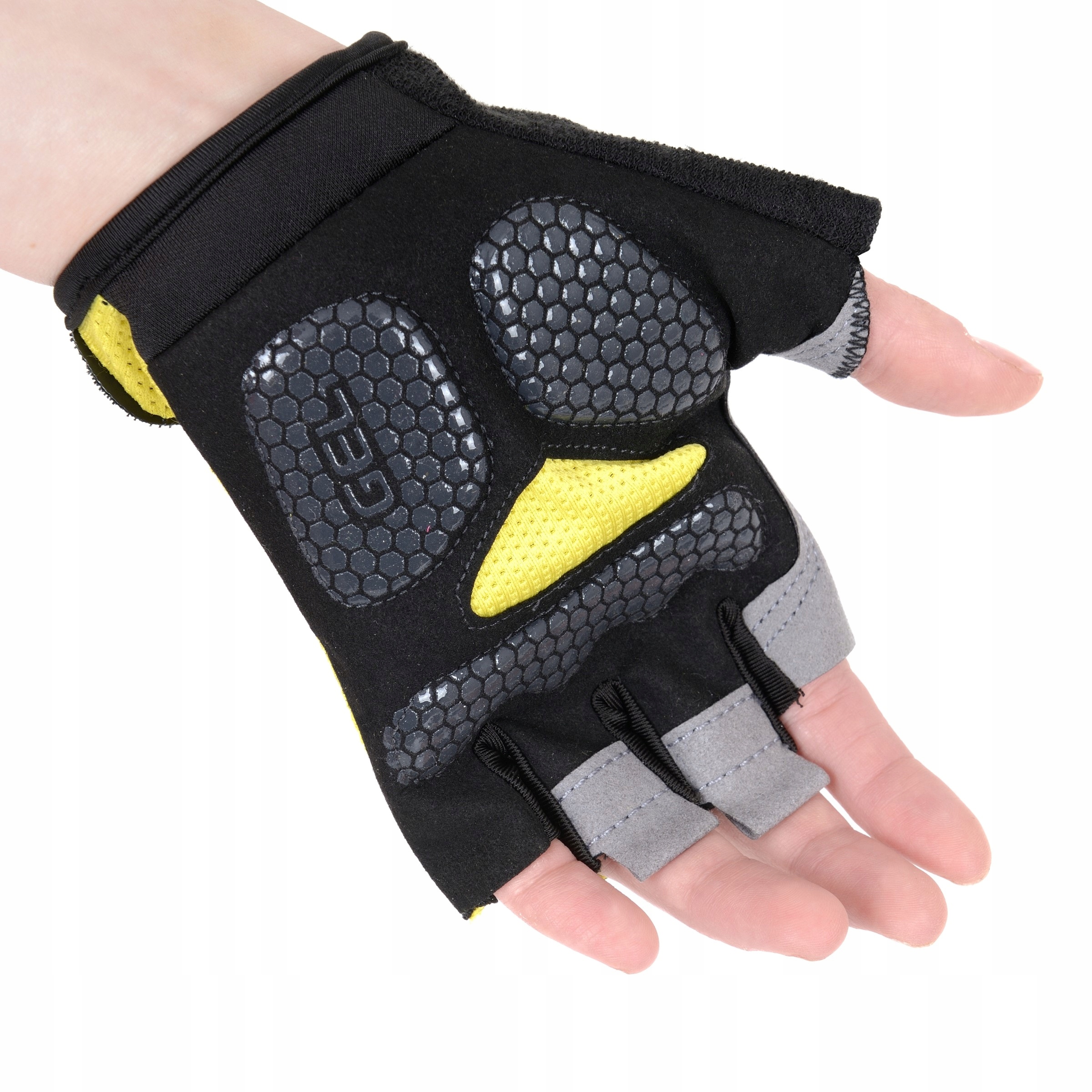 Rękawiczki rowerowe na rower gel Majestic Sport M Płeć produkt uniseks