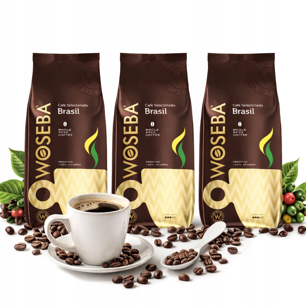 Woseba Café Brasil Kawa Ziarnista Arabica 1kg