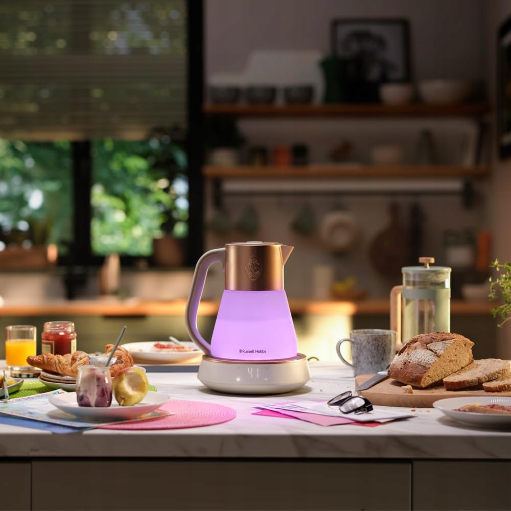 RUSSELL HOBBS Szklany Czajnik 1.7L LED Wyświetlacz 2400W — miniatura 4