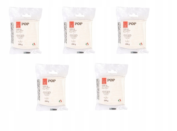 Levně Cukrová hmota Pasta Di Zucchero Pop Bianco Candido 250 g Modecor bílá