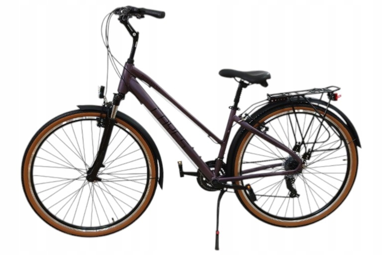 Lekki Aluminiowy Rower Premium Trekingowy Damski Męski 28" 2 Amortyzatory