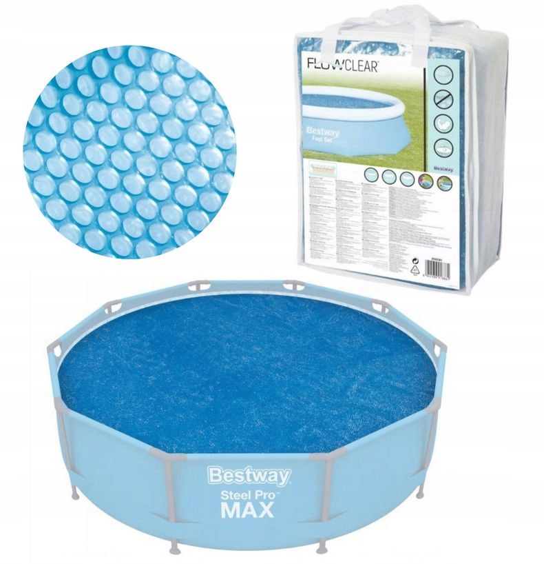 Przykrycie Solarne na basen 457 cm Bestway mata