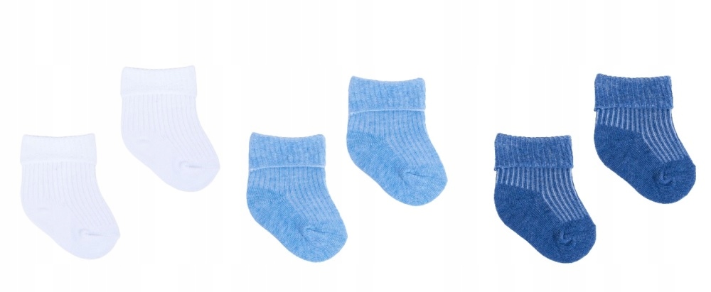

3x Skarpetki Bezuciskowe Bawełna Yo _ 3-6 M