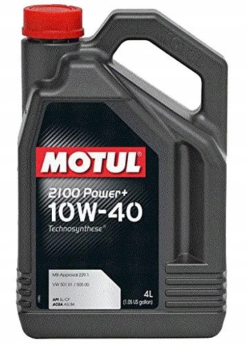 

Motul 2100 Power+ 10W40 Api Sl/cf Acea A3/B4 4L