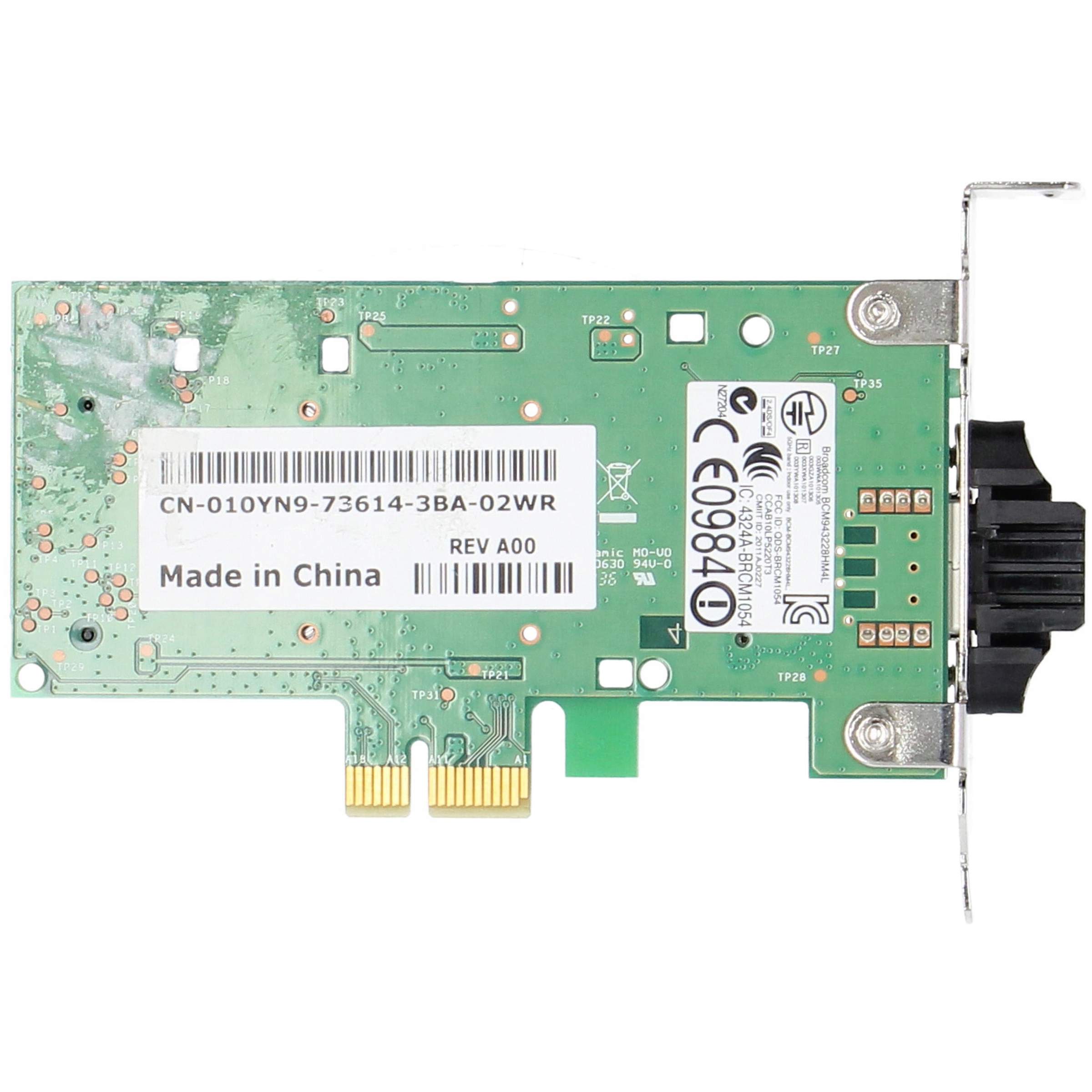 Adapter Karta WLAN Dell DW1530 PCIe 010YN9 Kod producenta WLAN Internet 010YN9