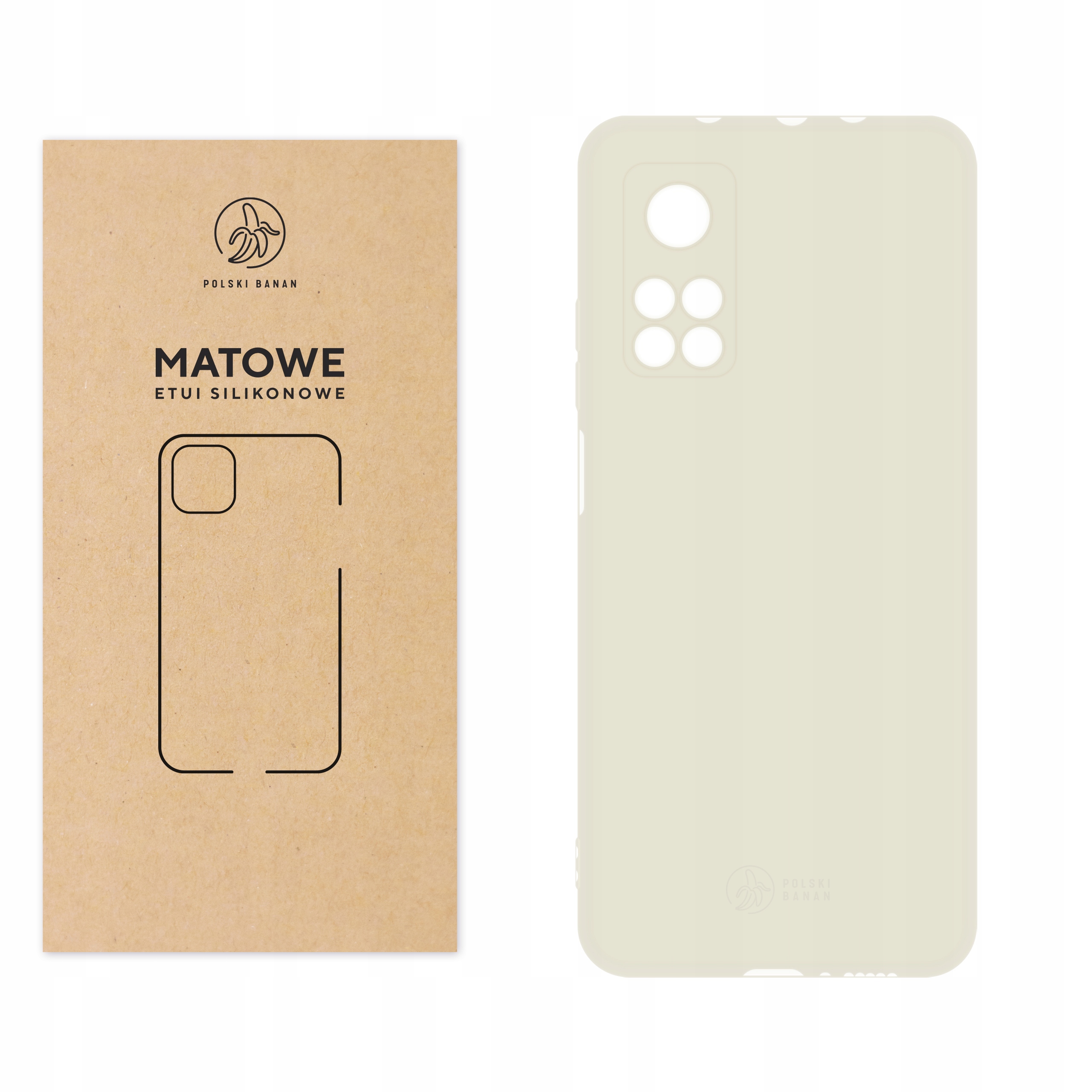 

Etui Matowe do Xiaomi Mi 10T Pro kremowe