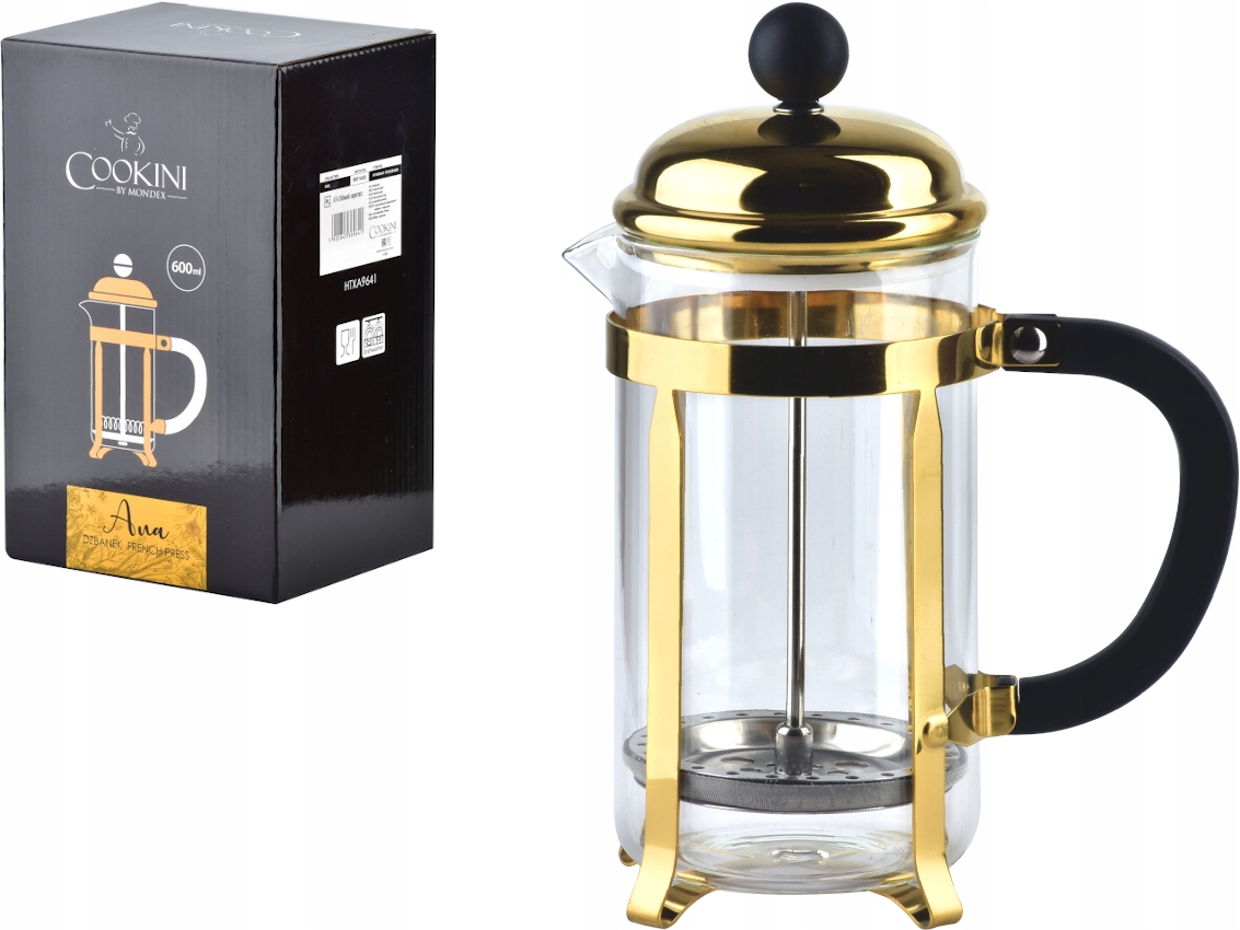 

French Press Zaparzacz do kawy herbaty ziół 600ml