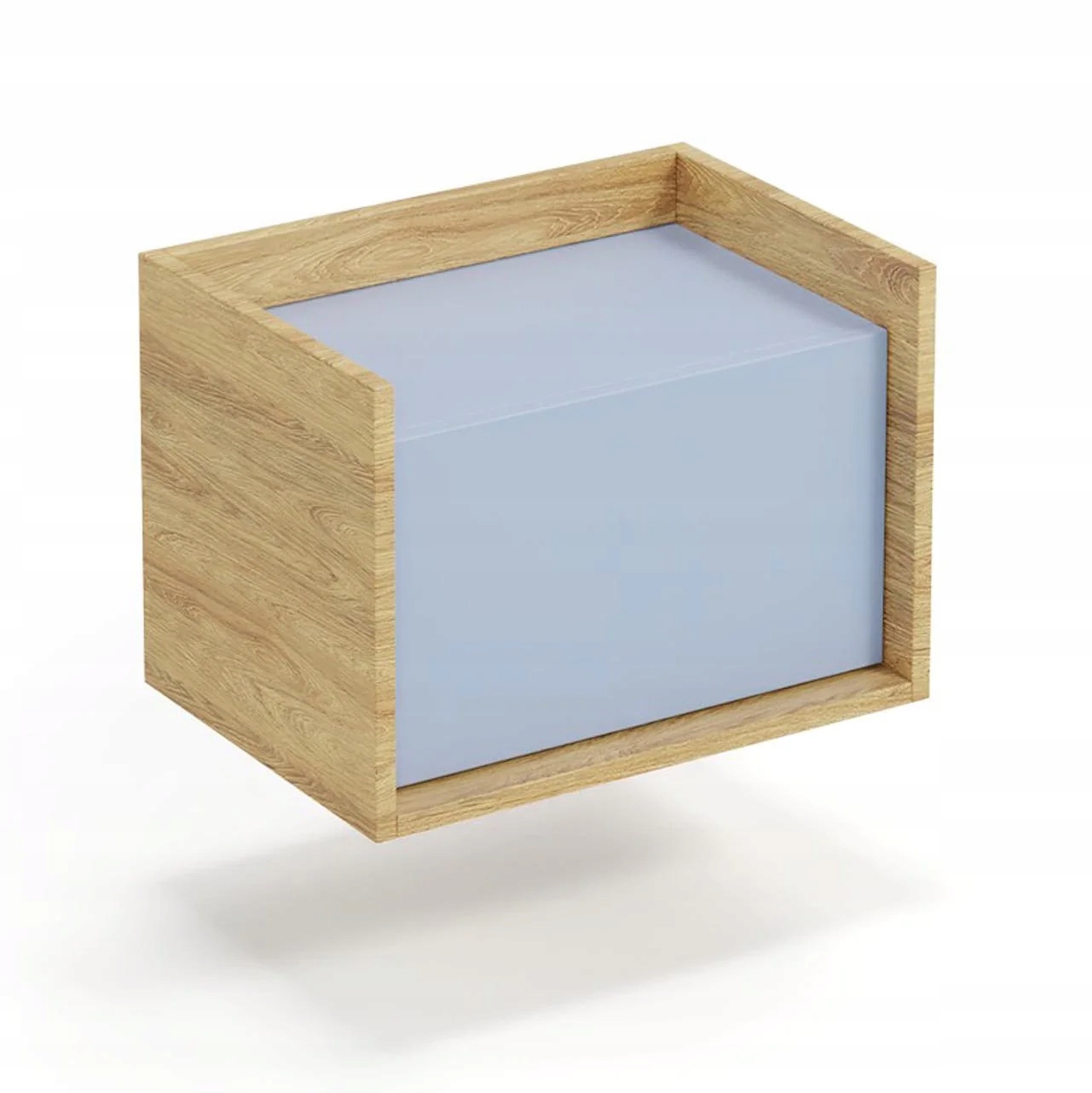 MOBIUS NIEBIESKA SZAFKA NISKA 1D Meble Modułowe