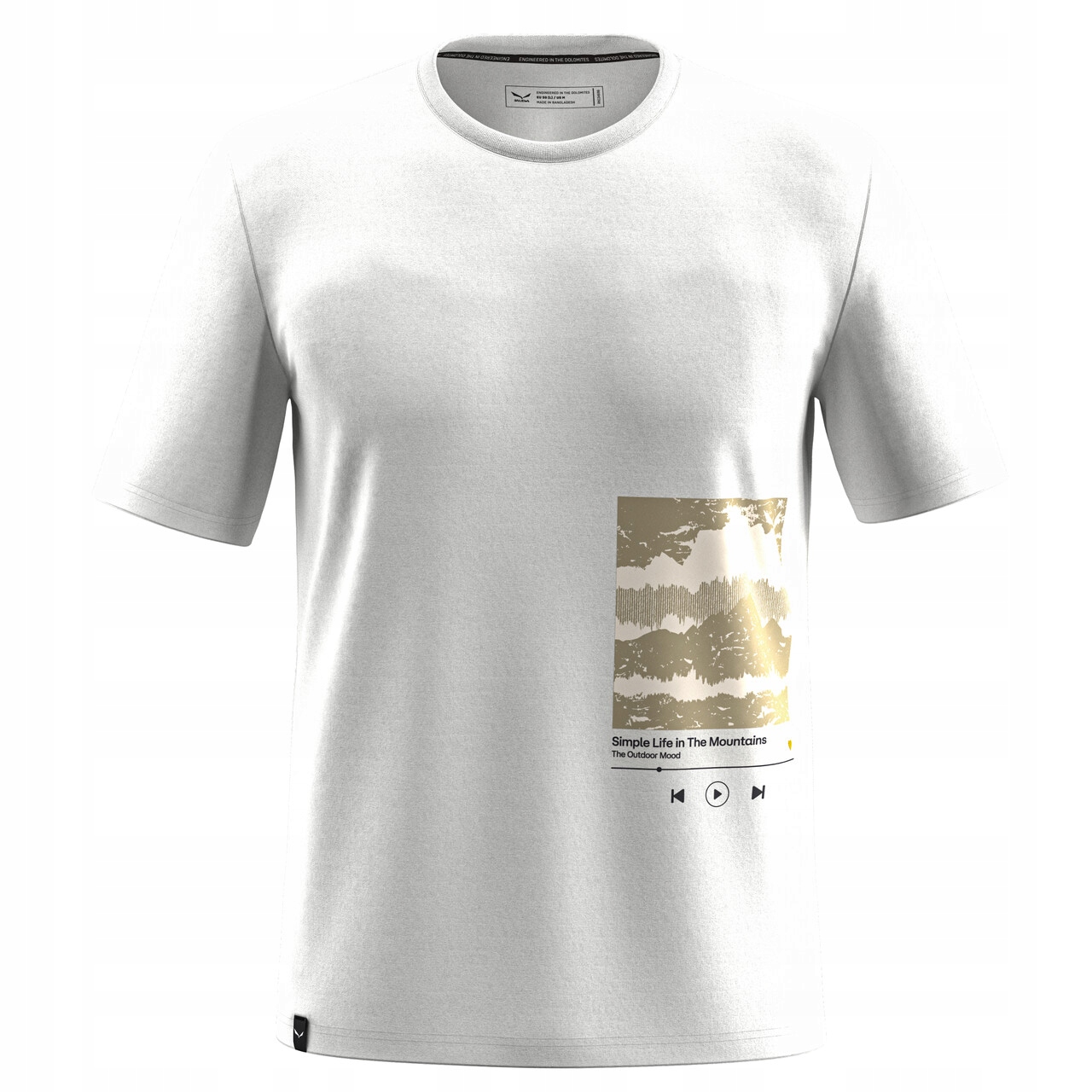 Salewa Pánské tričko Eagle Cover 0060 Optical White M