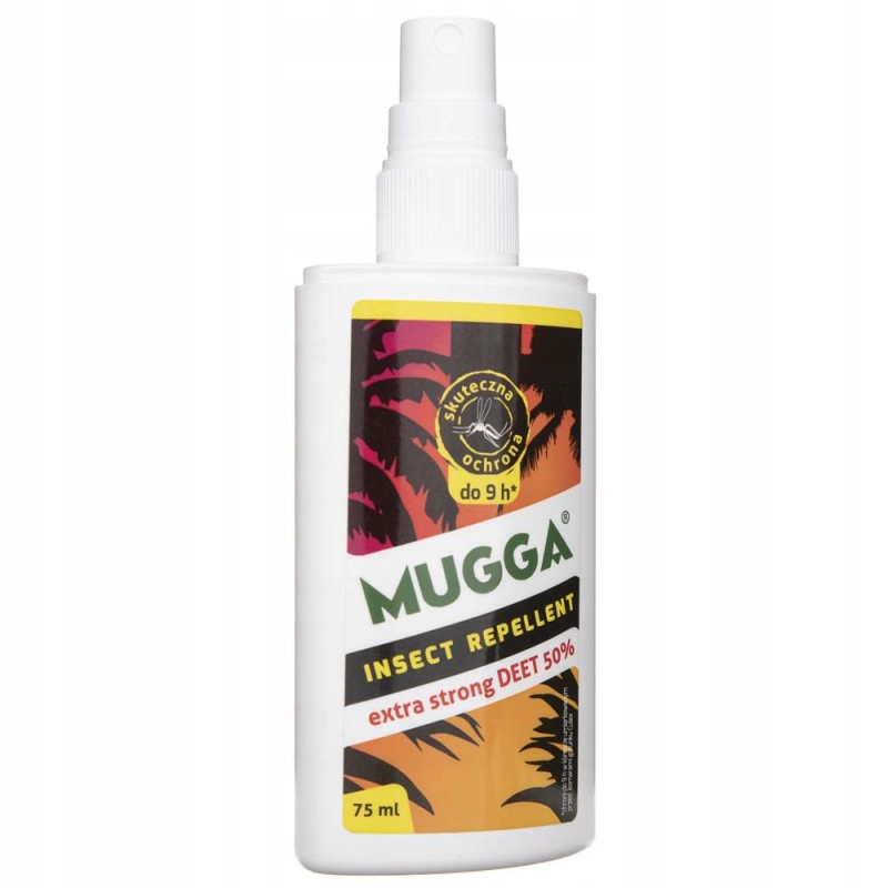 Mugga Zestaw na wakacje Spray 50% DEET + balsam Rodzaj spray