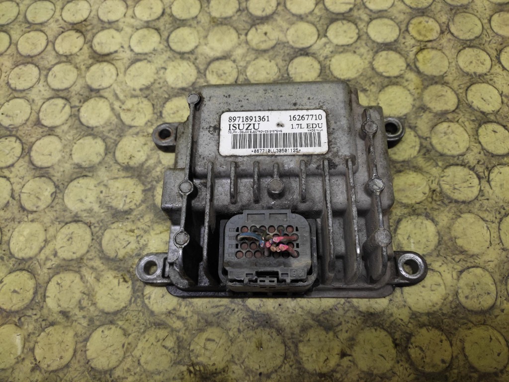 OPEL ASTRA G control unit of the engine 16267710