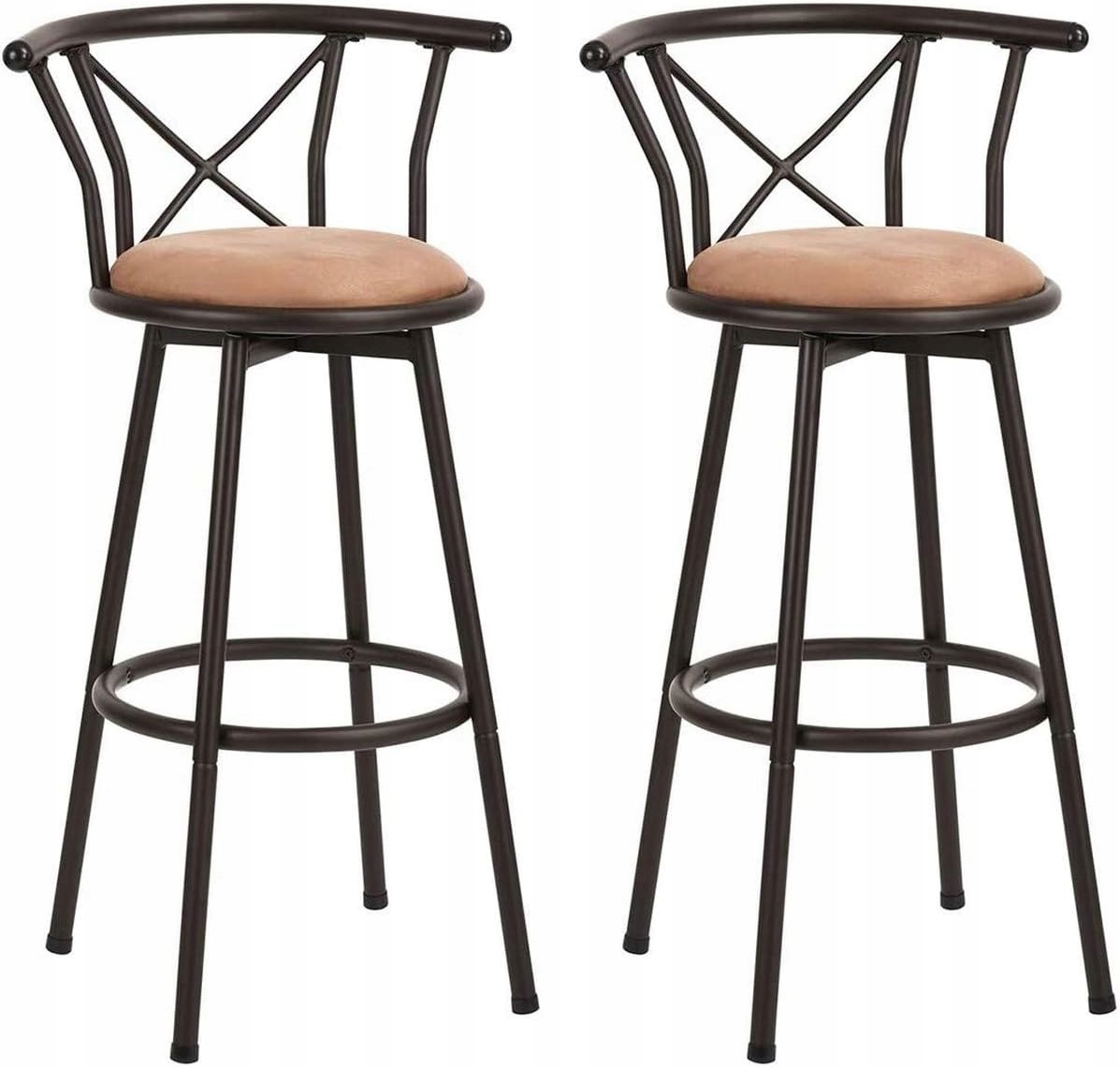 Hoker Furnish odtiene hnedej 85 cm tkanina sada obsahuje 2 kusy