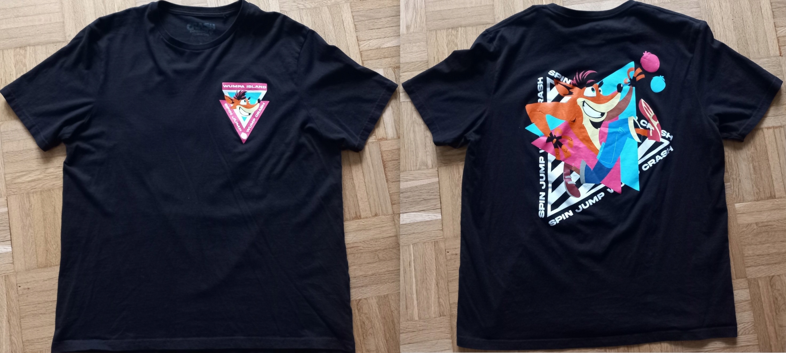 CRASH BANDICOOT - Wumpa Island , Spin Jump , koszulka rozm. XL