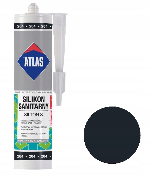 

Atlas Silikon Silton S 280ml 204 Czarny