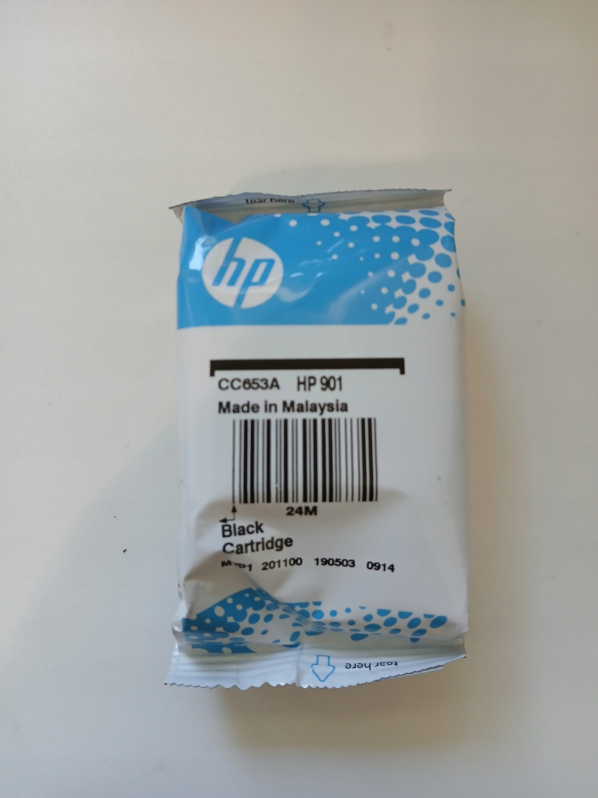 Tusz Hp 901 Black 4 ml CC653AE
