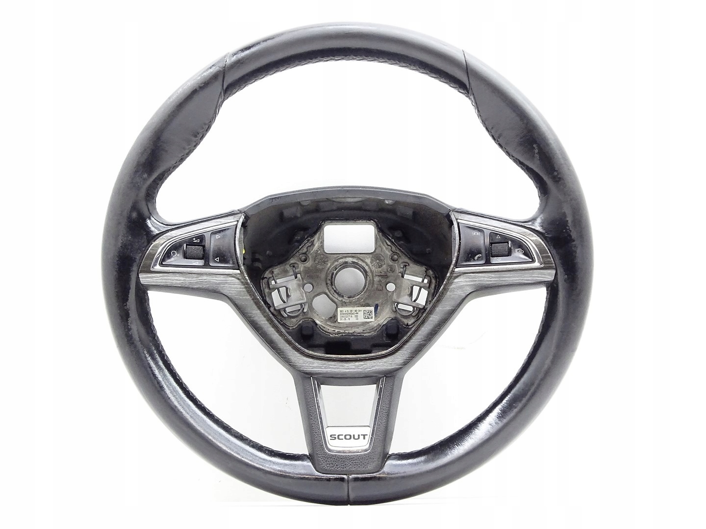 steering wheel, leather MULTI SKODA OCTAVIA III SCOUT 5E0419091BD