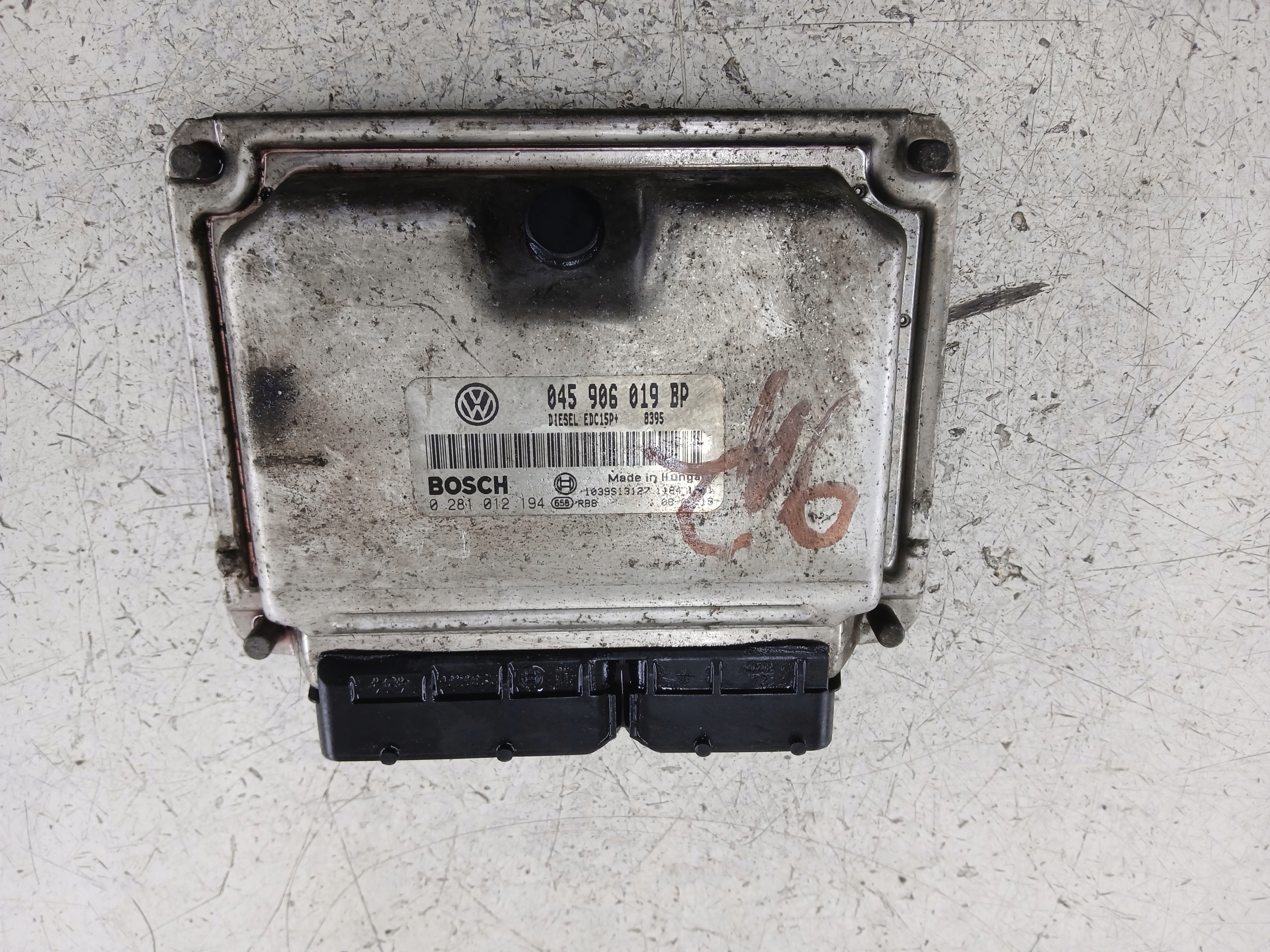 VW POLO 9N 1.4 TDI control unit of the engine 045906019BP