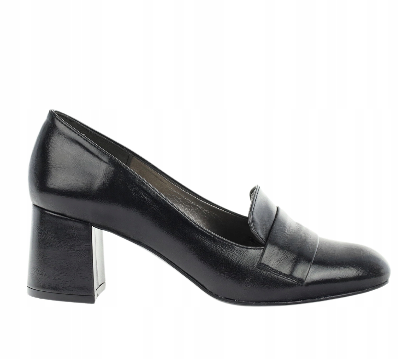 Czarne eleganckie czółenka na wygodnym niskim obcasie Eliza ROZ. 37 Płeć kobieta