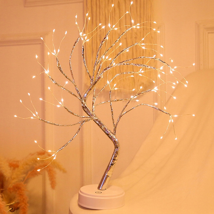 LED LAMPA DRZEWKO BONSAI CIEPŁY BIAŁY ŁYSZCZEC LAMPKI OZDOBY SWIATECZNE Rodzaj iluminacji prezent