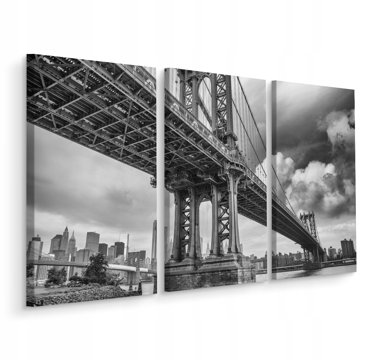 Obraz 3-dílný Panorama Manhattan 3D 180x120